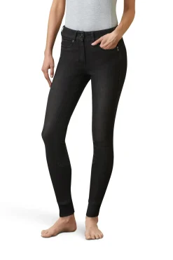 Ariat Halo B Ridebukser med full grep i dongeri for kvinner