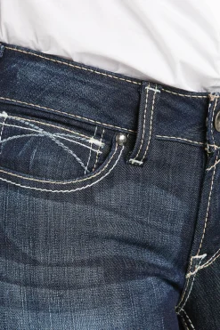 Ariat Real Mid Rise Skinny Ella, dame