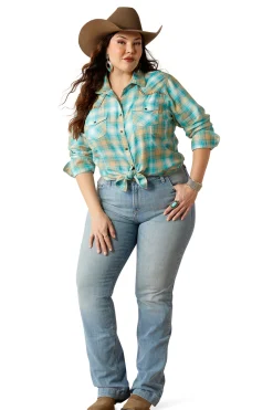 Ariat Roping Rutet Skjorte