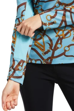 Ariat Sunstopper 2.0 skjorte med 1/4 glidelås, dame