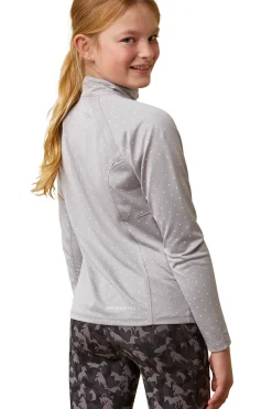 Ariat Yth Sunstopper 2.0 1/4 Zip Baselayer for barn