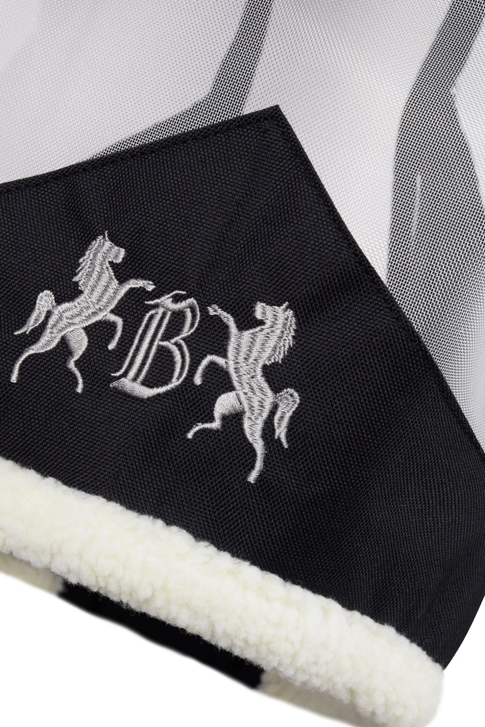 B Vertigo Delux fluemaske med fuskepels