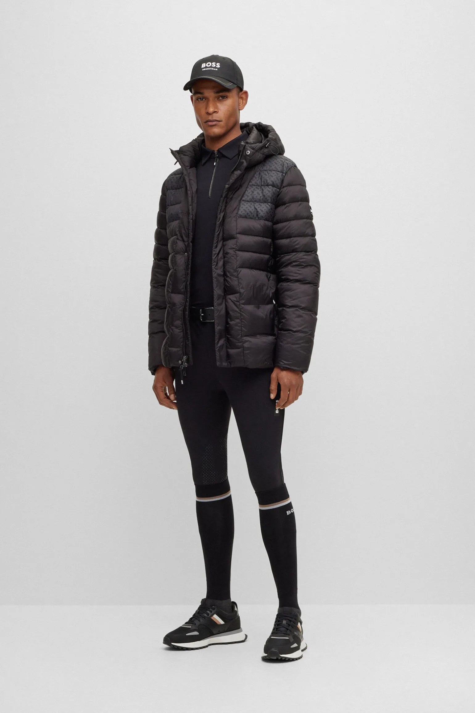 Boss Elton Signature Stripe Trenings-poloskjorte for menn