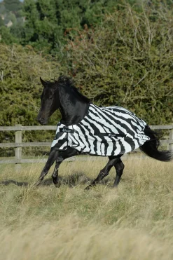 Bucas Buzz-Off Zebra fluedekken med avtagbart halsstykke