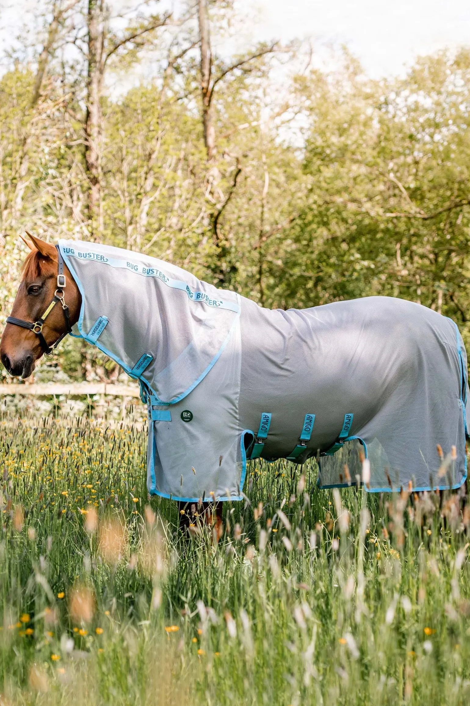 Horseware Amigo AmEco Bug Buster fluedekken med avtakbar nakkedel