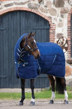 Horseware Rambo Plus Vari-Layer stalldekken med avtakbar hals, 450 g