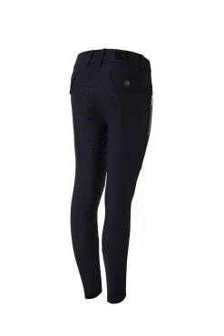 Horze Andrea helforsterkede ridebukser med høyt liv, barn