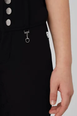 Horze Andrea helforsterkede ridebukser med høyt liv, barn