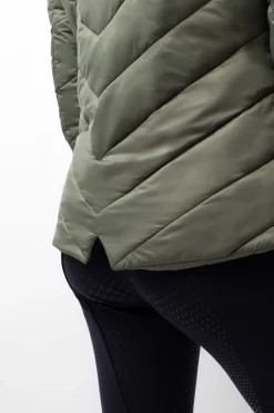 Horze Aurora fôret parkas ridejakke med avtakbar skjorte til dame