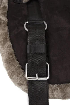 Horze barbaksal i semsket PU-lær