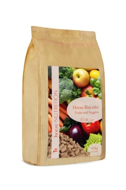 Horze Biscuits godbiter, frukt og grønnsaker, 1 kilo
