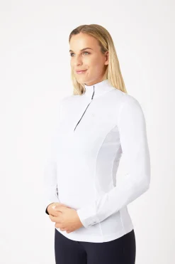 Horze Blaire langermet teknisk stevneskjorte til dame LSF 30+