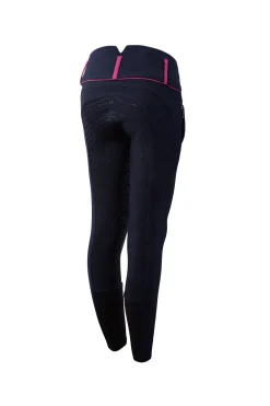 Horze Daniella helforsterkede ridebukser med silikon, barn