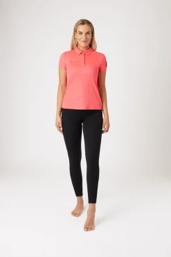 Horze Denise funksjonell kortermet poloskjorte, dame