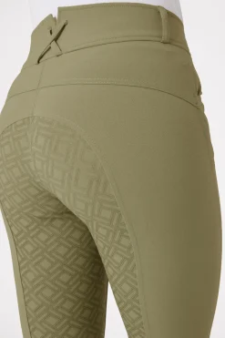 Horze helforsterkede ridebukser med silikon full grip og høyt liv til dame