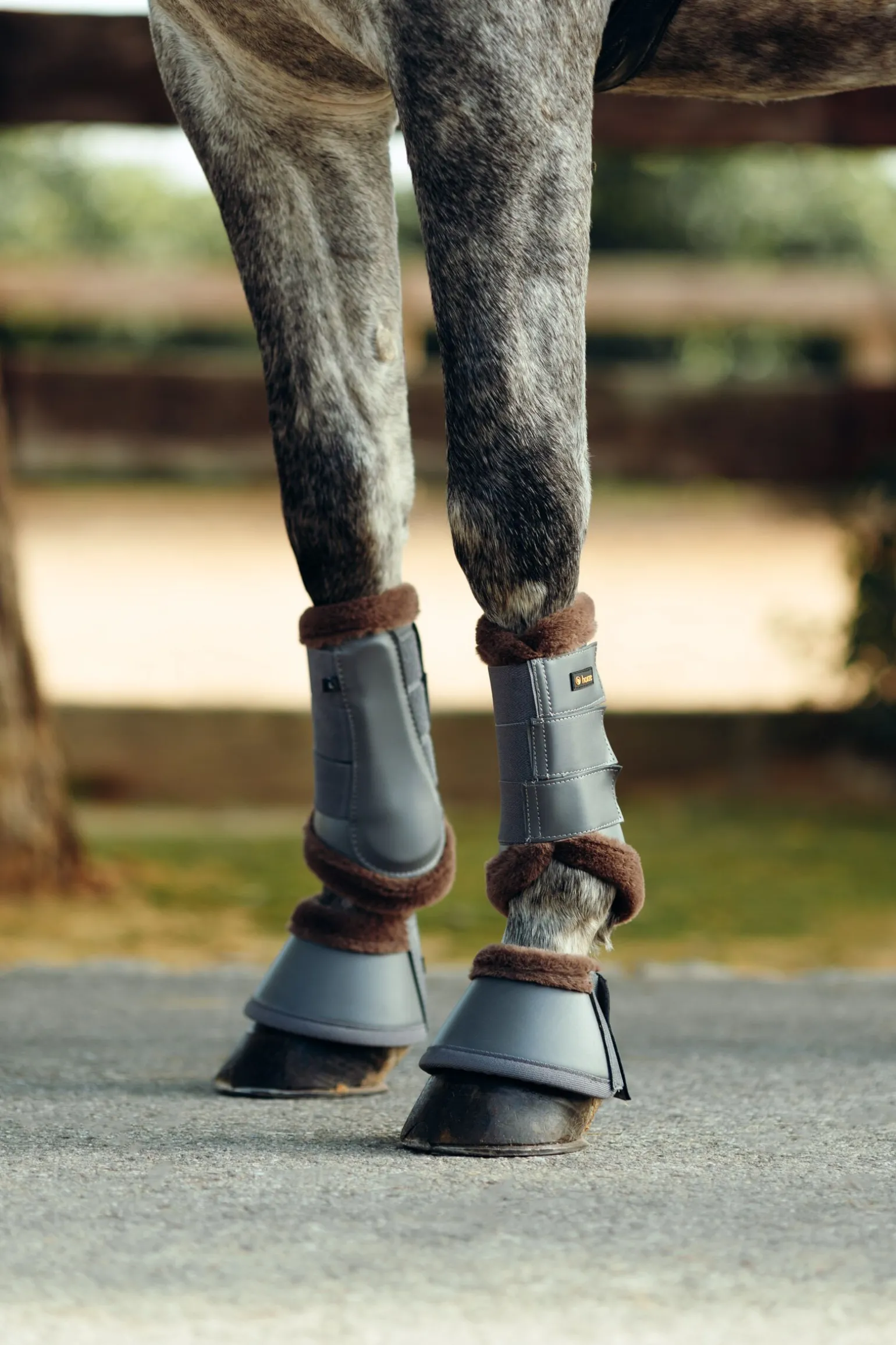 Horze Houston stryksokker med fuskepels