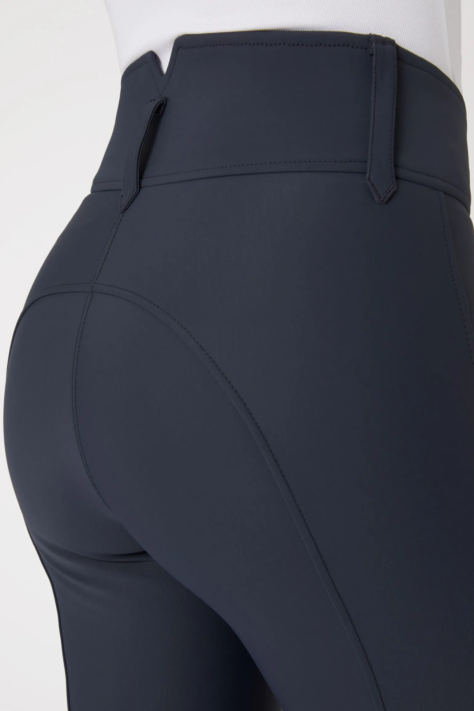 Horze Indira kneforsterkede ridebukser med høyt liv til dame