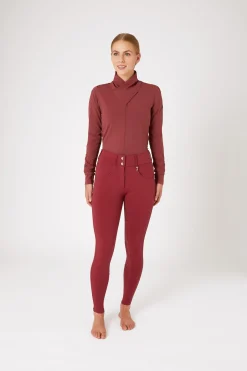 Horze Ingrid helforsterkede vinter-ridebukser med høyt liv til dame