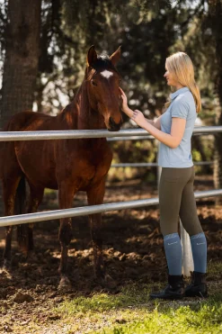 Horze Janine sømløse, kneforsterkede ridetights med telefonlomme til dame
