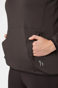 Horze Kaitlin funksjonell treningsskjorte med blomsterkrage, barn