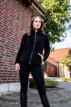 Horze Merida jakke i teddyfleece til dame