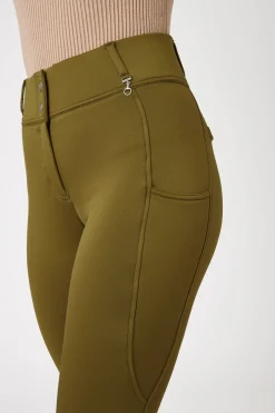 Horze Mira helforsterkede thermo-ridebukser til dame