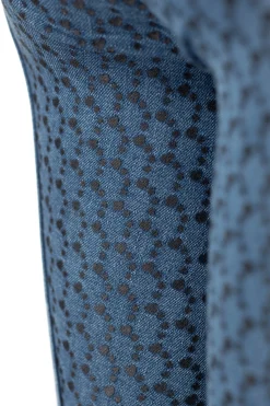 Horze Poppy denim-ridebukser, helforsterket med silikon