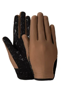 Horze ridehansker med silikontrykk i håndflaten, barn