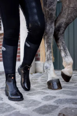 Horze Rose jodhpur i lær med frontglidelås