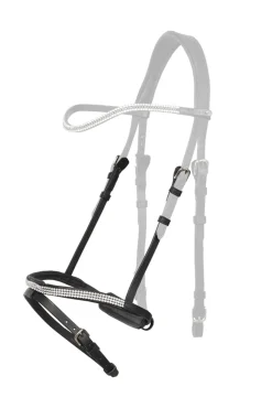 Kavalkade Hvítur English Noseband for Aradis Icelandic Bridle