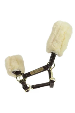 Kentucky Horsewear lærgrime med saueskinn