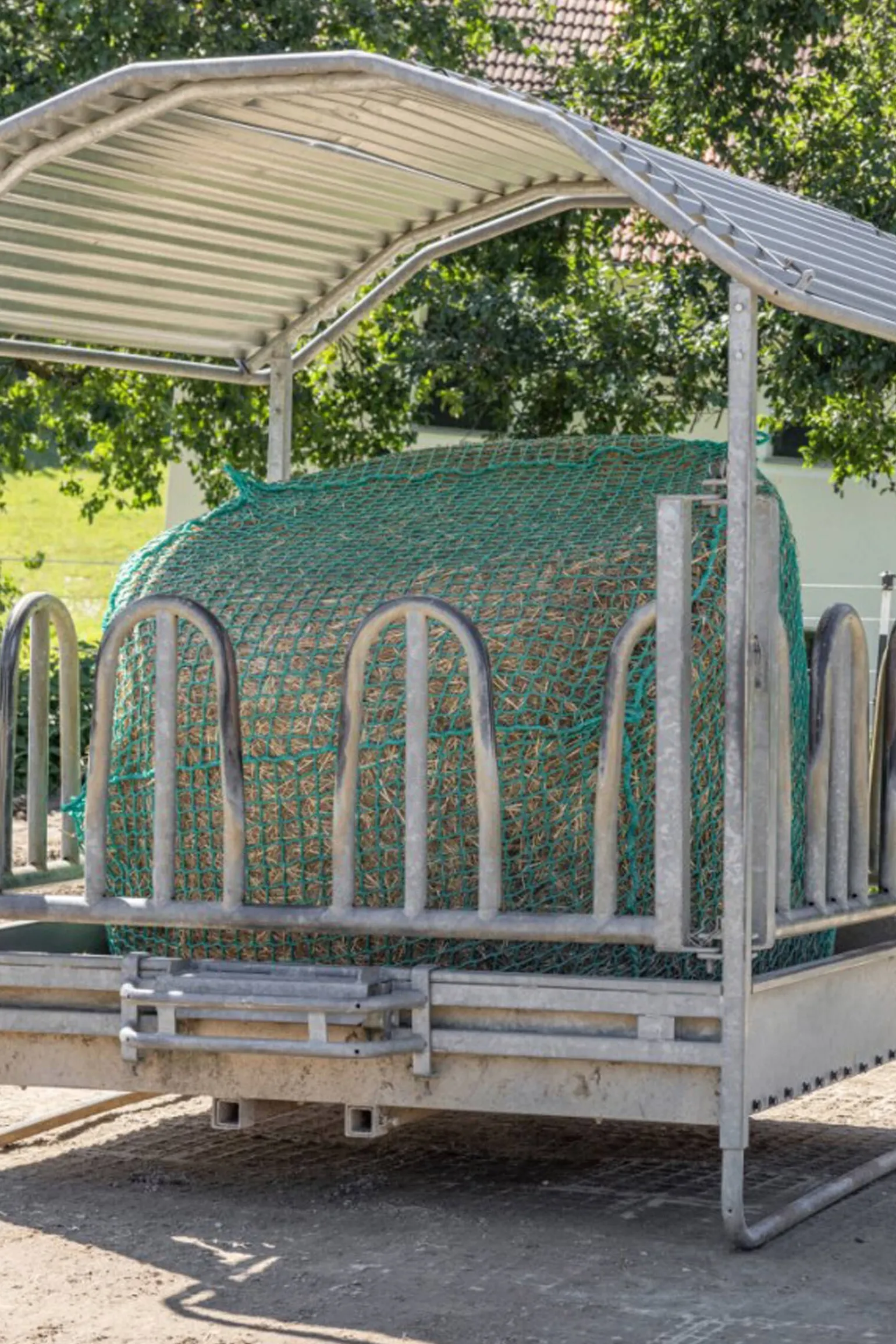 Kerbl høynett for rundballer, hengende