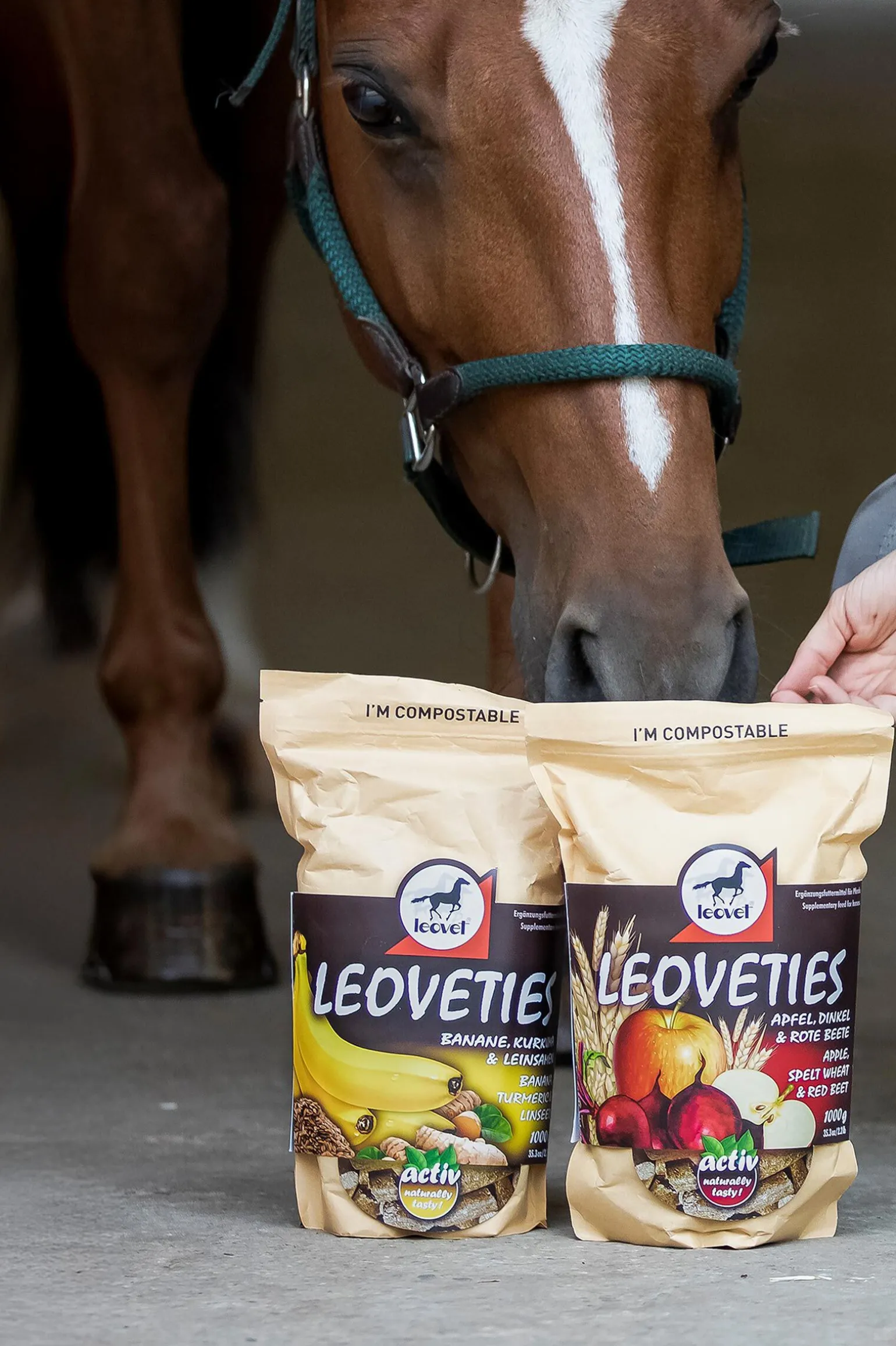Leovet Leoveties Banana, trumeric and linseed, 1 Kg