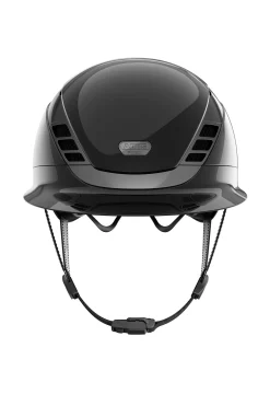 Pikeur Abus AirLuxe Chrome ridehjelm med lengre brem
