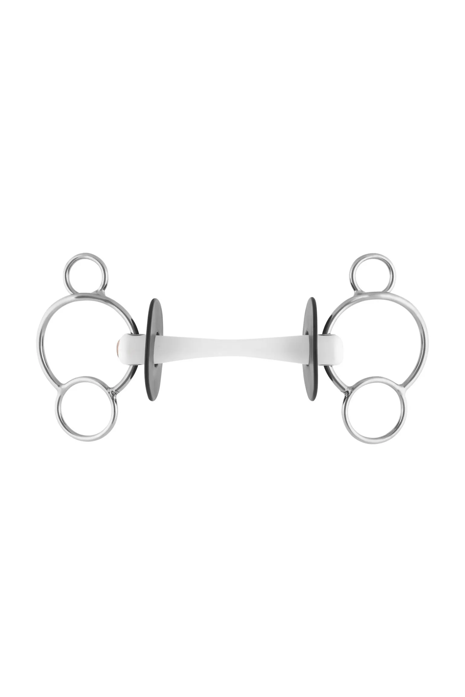 Sprenger Nathe 3-rings bitt 20mm med fleksibel mullen mouth (70mm ring)