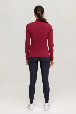 Tommy Hilfiger Equestrian langermet genser med høy hals for kvinner