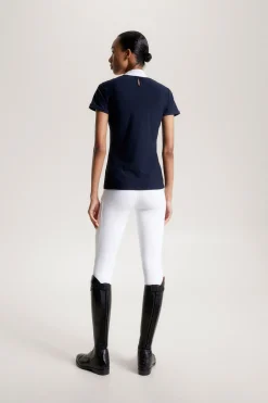 Tommy Hilfiger Equestrian Chelsea Avkjølende Polo-skjorte med korte ermer og logo