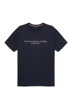 Tommy Hilfiger Equestrian Williamsburg T-skjorte med grafisk trykk og korte ermer